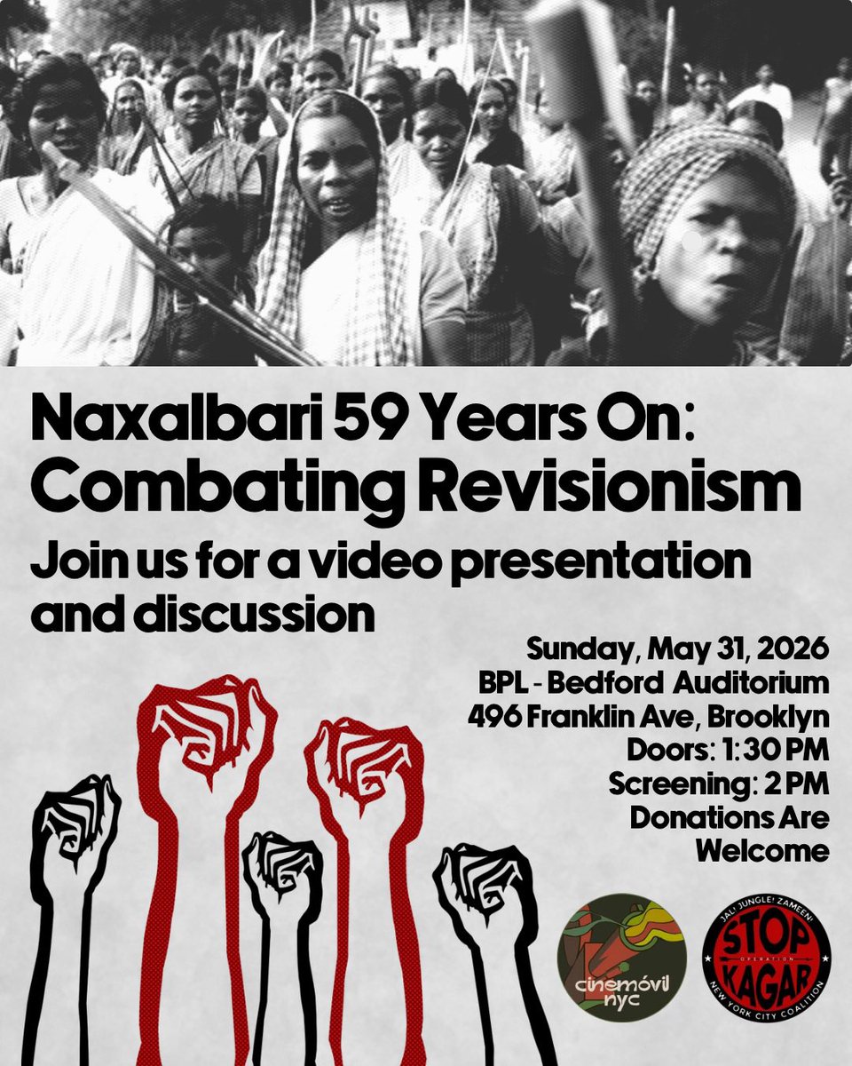 ComradeMoh12's tweet photo. Feel free to share and comment your thoughts on revisionism below👇 also pull out to our N—axalbari 59th Anniversary event on 

Sunday, May 31, 2026
BPL - Bedford Auditorium
496 Franklin Ave, Brooklyn
Doors: 1:30 PM
Screening: 2PM https://t.co/iorRnk6K5R