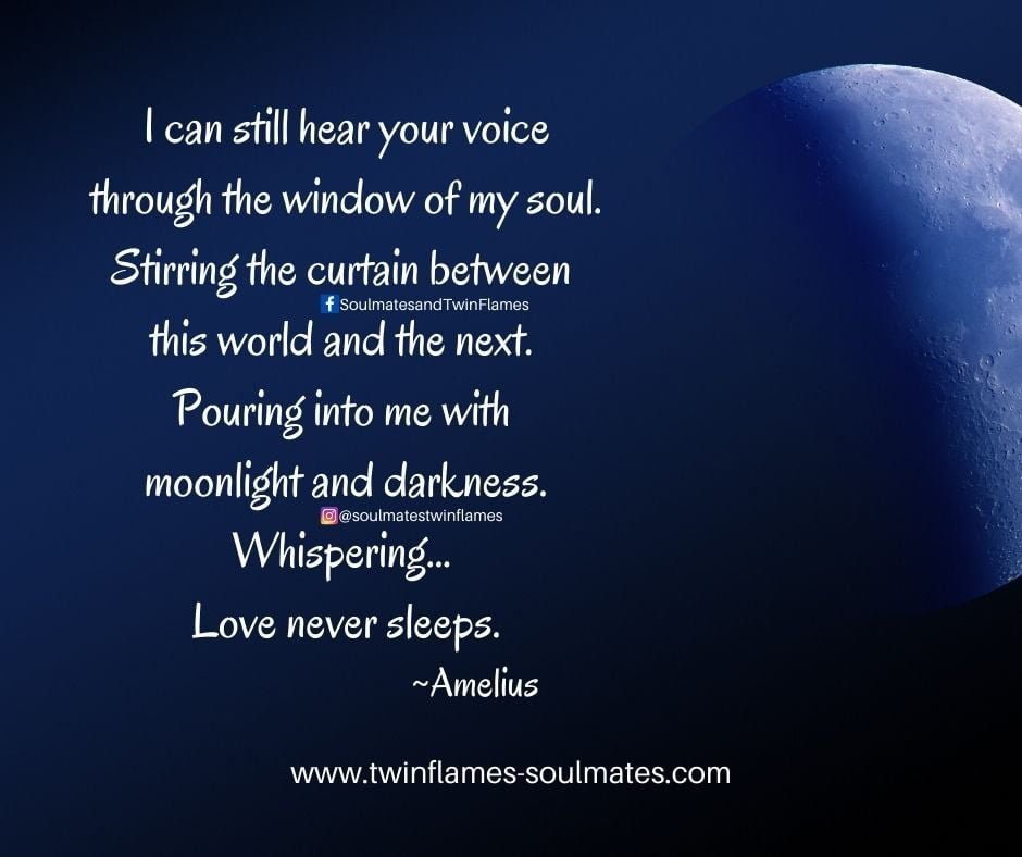 soulmatereading's tweet photo. I can still hear your voice through the window of my soul. Stirring the curtain between this world and the next. Pouring into me with moonlight and darkness. Whispering...love never sleeps.
#kindredspirits #onceinalifetime #endlesslove #foreverandever #oneofakind #souls #onlyyou #attraction #serendipity #chemistry
