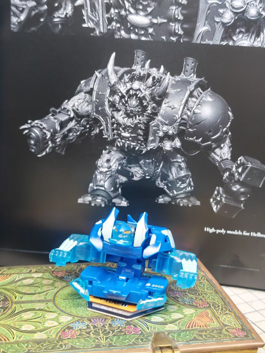 9kuir's tweet photo. 合理 bakugan x Warhammer https://t.co/2NKwRZyawx