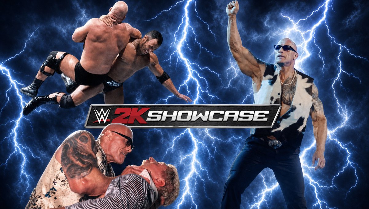 CurlyHeadTrevy's tweet photo. @CornellGunter_ WWE 2K27 showcase 30 years of @TheRock, it is time. https://t.co/oVsgGXKKl2