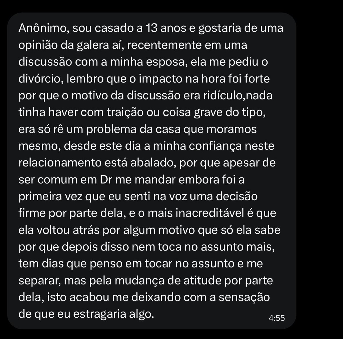 Confissoes pra ler cagando 𝕏 tweet media
