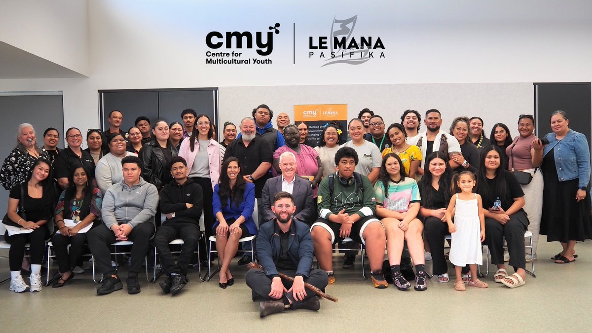 LT_Foundation's tweet photo. We were proud to attend the Le Mana Empower Pasifika Project roundtable, hosted by the Centre for Multicultural Youth.

Thank you to CMY for bringing together community leaders, organisations and government to have important conversations. 

#LesTwentymanFoundation #CMY #LeMana https://t.co/B9vBA7SkIG