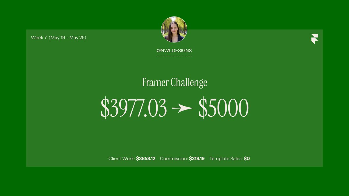 Natalie Walsh | Framer Pro Expert tweet media