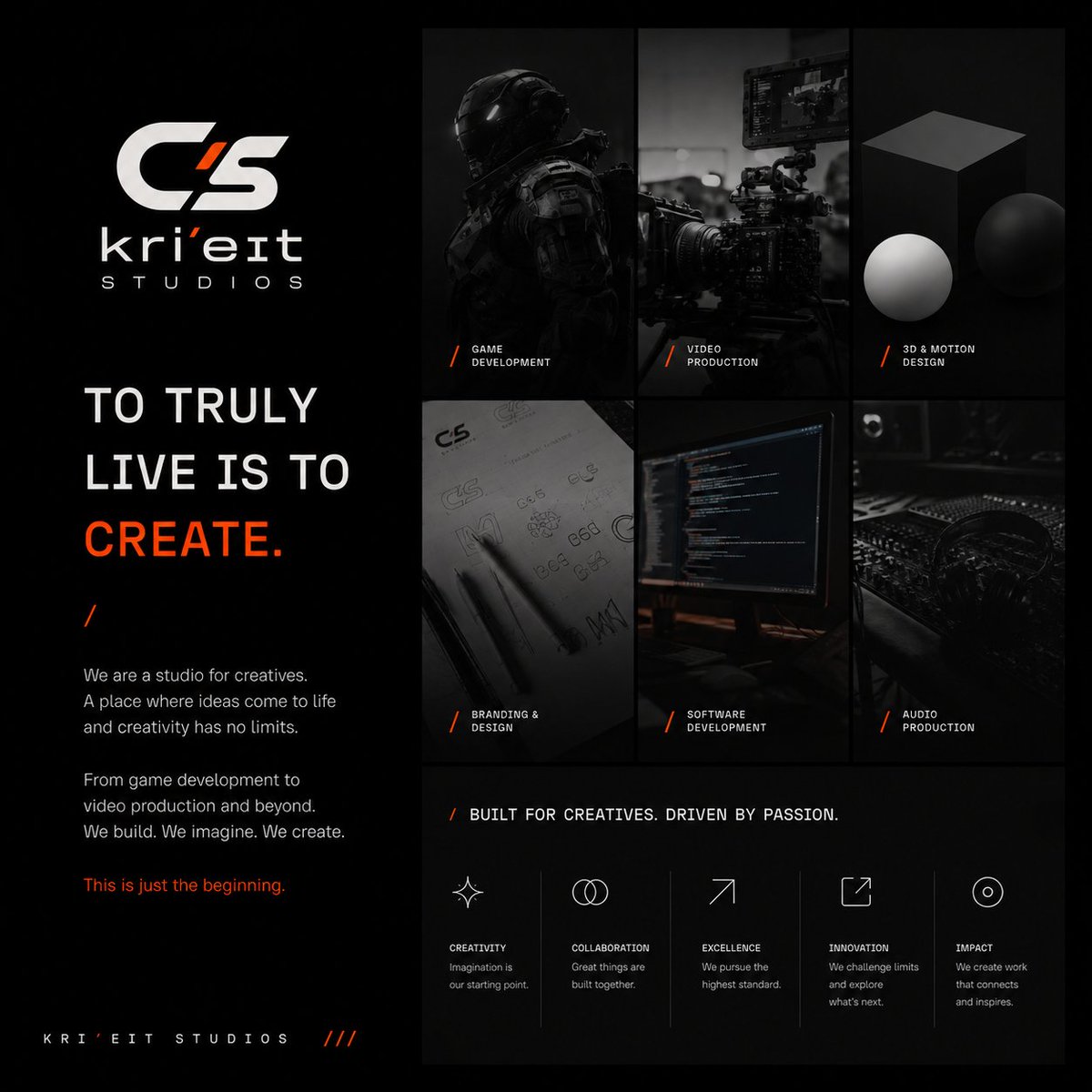 CreateeStudios's tweet photo. Welcome To /kriˈeɪt/ studios.

#createestudios #creativity #imagination #reality https://t.co/OTRfL2Klvh