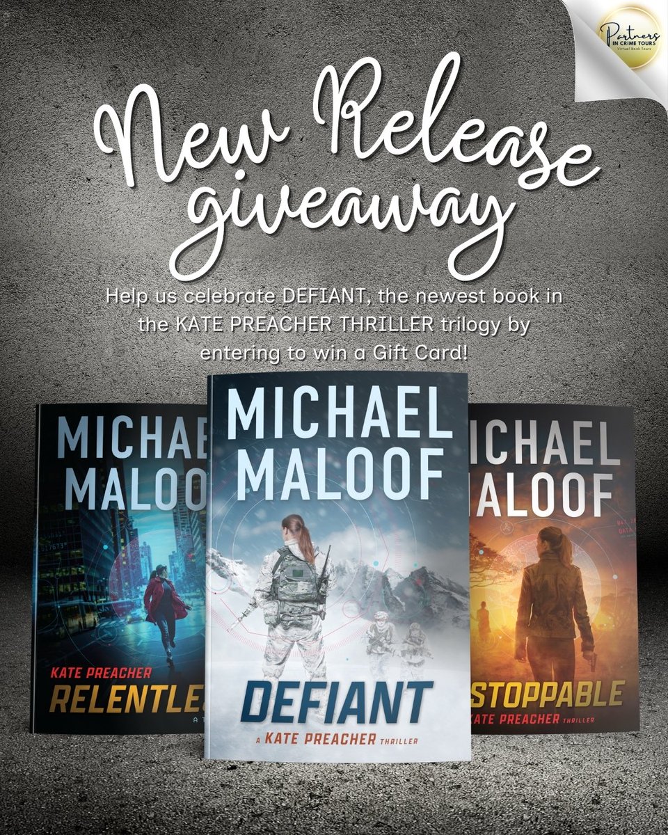NovelsAlive's tweet photo. SPOTLIGHT: DEFIANT by Michael Maloof Plus #Giveaway! @MichaelGoWrite  @partnersincr1me 

‼️GIVEAWAY: Enter to #win a $50 #Amazon Gift Card! https://t.co/DFbdwTyjUz #mystery #thriller #suspense #giveawayalert #giveaway #biothriller #finalmission #book #books #policitalthriller https://t.co/OrKsGtYdJN