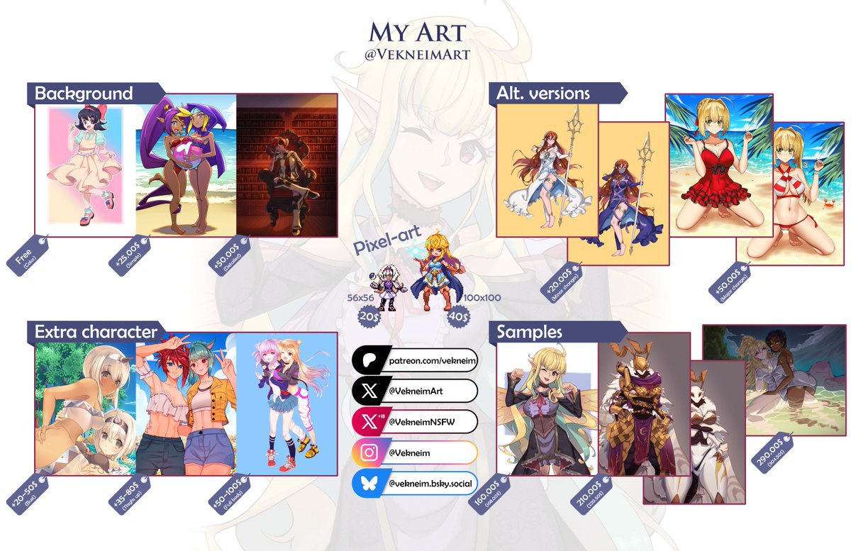 VekneimArt's tweet photo. Hello! I'm urgently offering my services as an artist because someone recently stole all my savings and I can't pay my rent. I wanted to stop opening slots for a while because I'd saved up, but that's not possible right now. I need help. Here's an example of my art:

Thank you🙏 https://t.co/58Apkcx2Mg