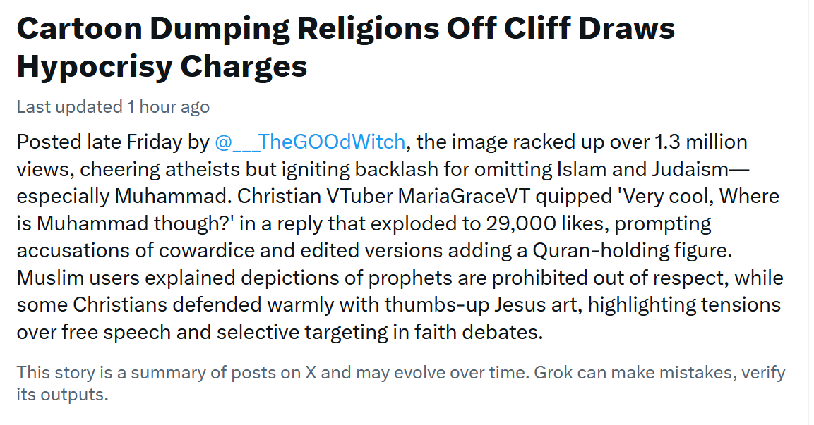ShinChuck's tweet photo. Oh snap, @MariaGraceVT has made it to Grok summaries. Just keeps movin' on up in the world! https://t.co/jS1TwankEH