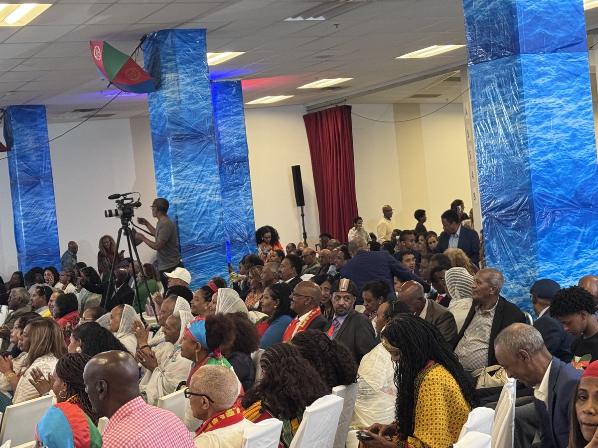Ghidewon's tweet photo. 35th #Eritrean independence celebrations in Washington DC underway #Eritrea@35 https://t.co/xjJD5C7s9S