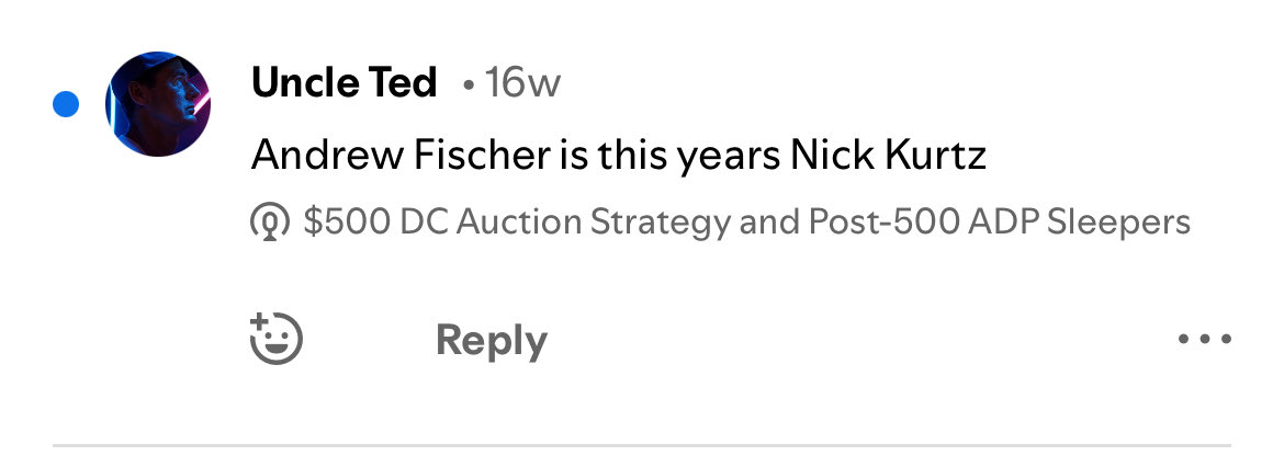 NFBC Auction Podcast tweet media