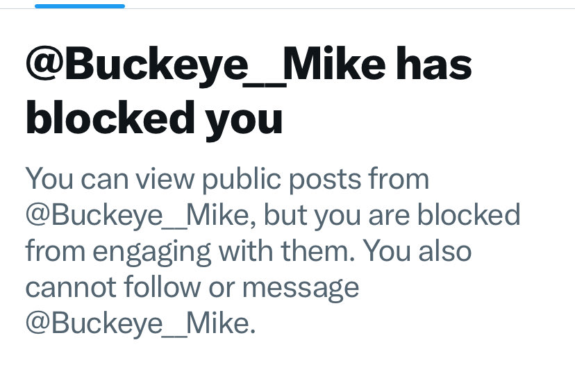 WomanRobs's tweet photo. @Buckeye_Mike blocked me because he’s a bitch. He likes to bathe his mom and lotion her up after he dries her off. Don’t be like @Buckeye__Mike https://t.co/ZZ72XkyNkb