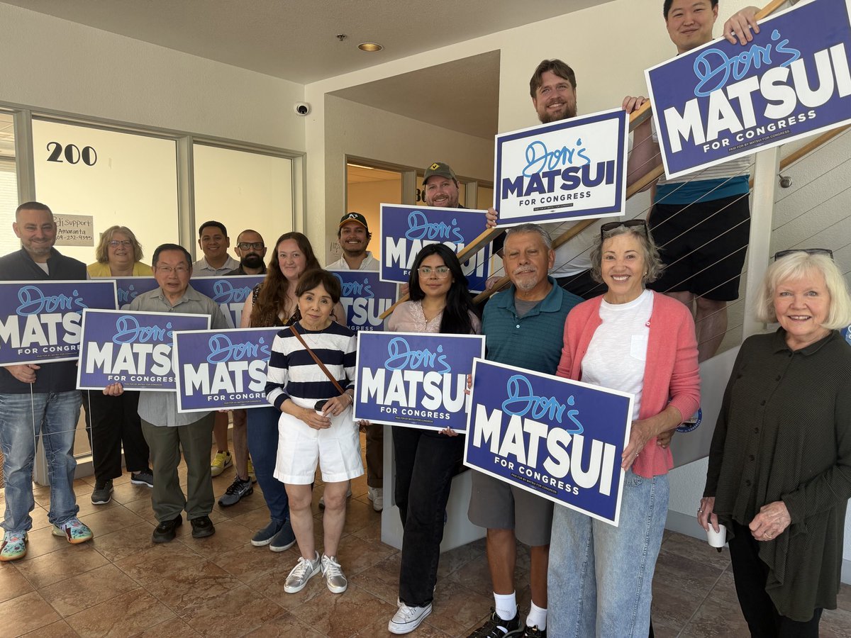 Matsui4Congress's tweet photo. Spent the day knocking on doors and talking to my neighbors in beautiful Elk Grove with my dear friend and Cosumnes CSD Director Reina Tarango! 

Be sure to vote by June 2nd! Let’s take the fight to Trump!

Volunteer at https://t.co/VCPCvbF65C https://t.co/BAiBvpW5Sa