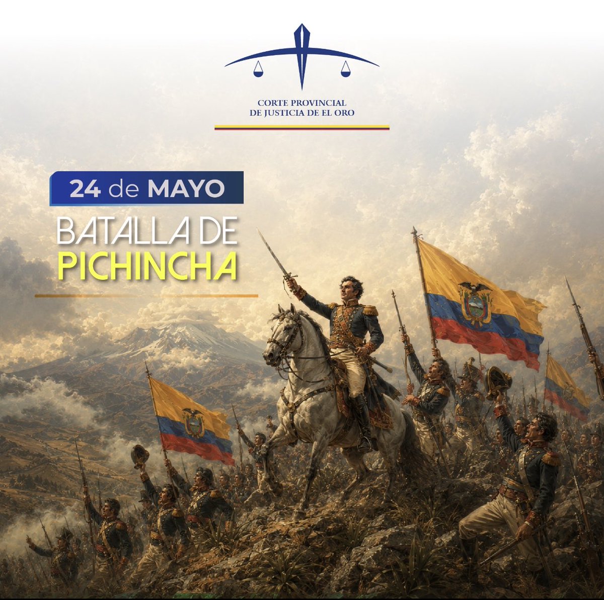 CorteElOro's tweet photo. 24 de MAYO: BATALLA DE PICHINCHA. https://t.co/Rk2KD8gnF9