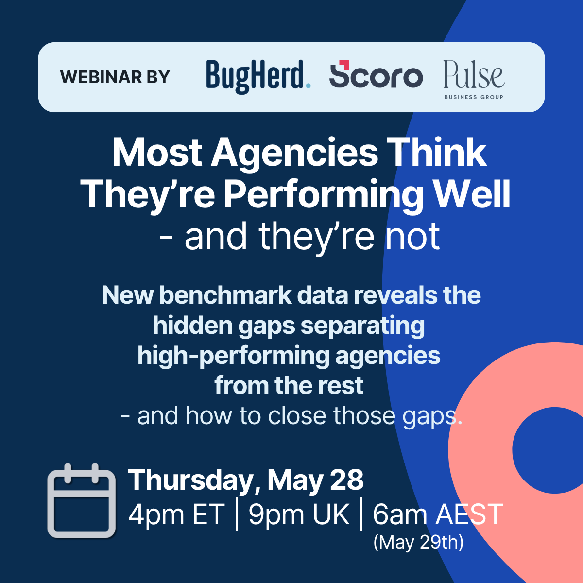 bugherd's tweet photo. Join our upcoming webinar featuring industry leader Harv Nagra (@ScoroSoftware) &amp; Lindsey Head (Pulse Business Group) to see where agencies are falling behind, what top performers do differently, &amp; what you can do to close the gap. https://t.co/mZzm0caN7Q https://t.co/MUHeVJq2iR