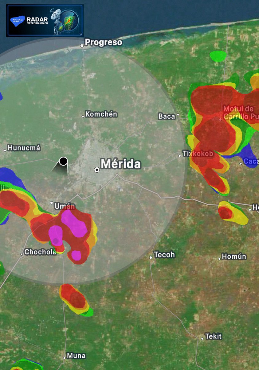 Meteorología Yucatán tweet media
