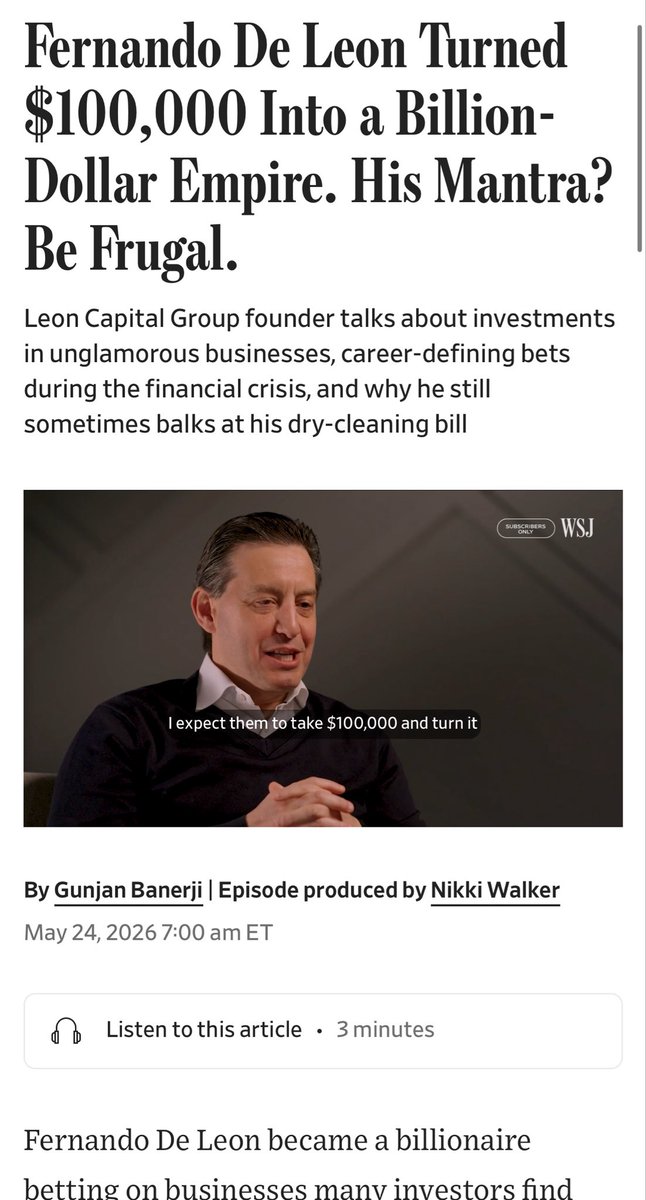 UntrendedYOC's tweet photo. As someone who’s also frugal, I respect this mentality at his level. 

Never heard of him until today…seems like he flies under the radar in the real estate world at his scale https://t.co/nY2H7gGc1P