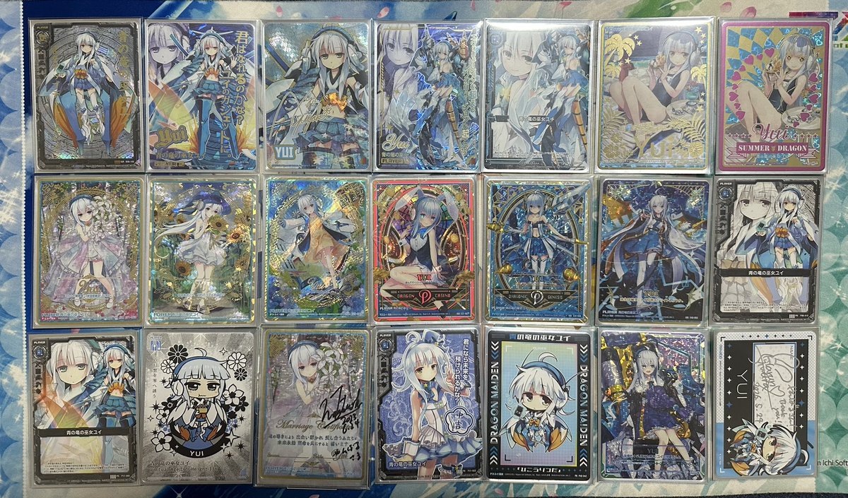 これで公式のカードリストに載ってるユイちゃんのプレイヤーは