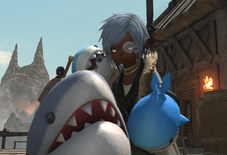 nayataka_kill's tweet photo. FF14
かわいいキャラクターｲｯﾊﾟｲでいいね
サメもナマズもかわいい
みんなもサメ連れ歩こう
#FF14 https://t.co/Te4M4eX9H9