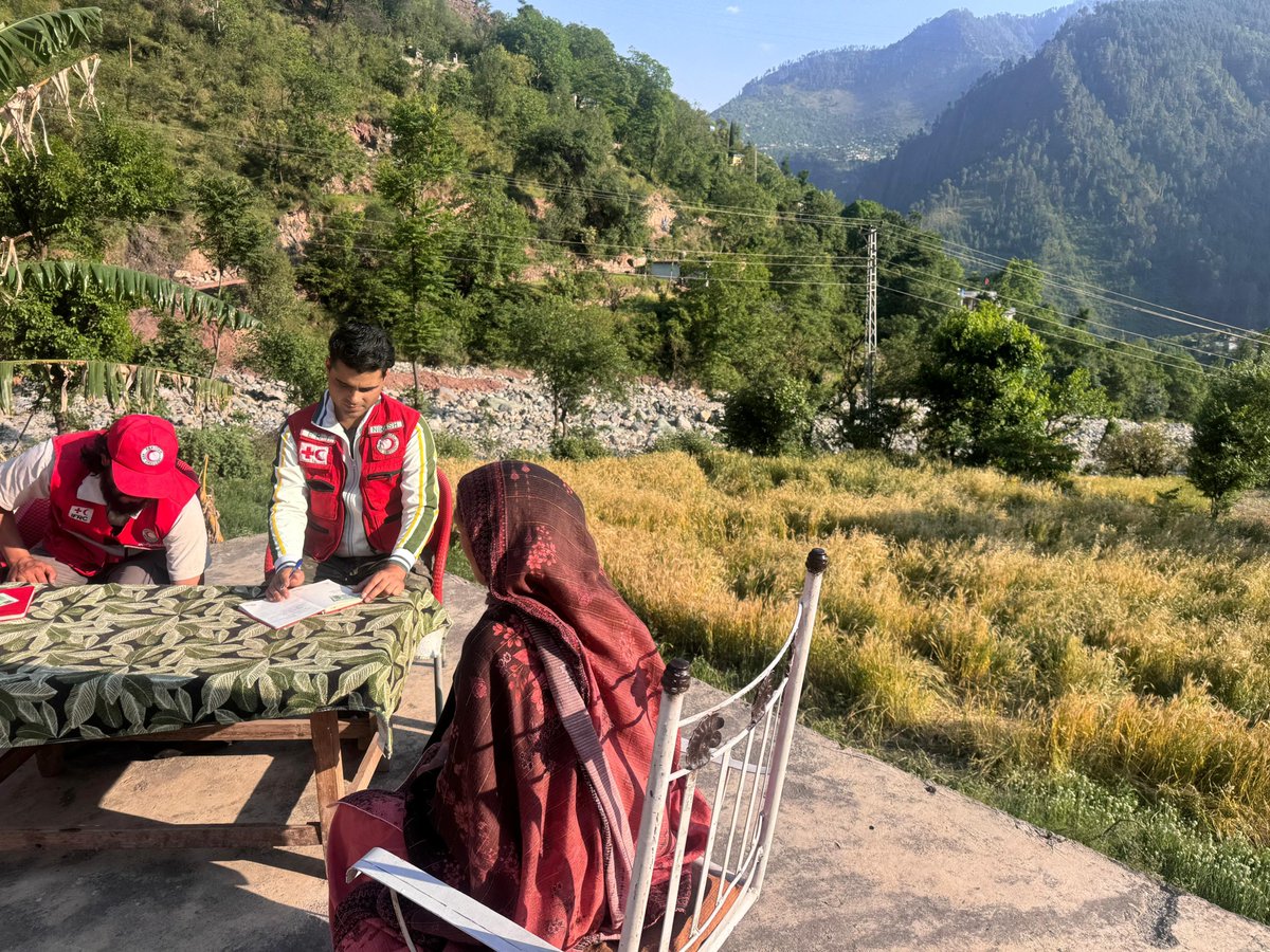 PRC_official's tweet photo. PRCS AJ&amp;K, with support from the Turkish Red Crescent Society, conducted Beneficiaries Identification &amp; Registration (BIR) activities in Muzaffarabad under the CVA Program to support vulnerable families through transparent and need-based humanitarian assistance. ❤️
@Kizilay https://t.co/yH3FFeFDmL