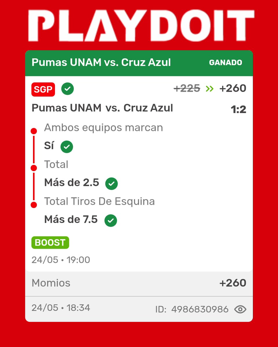 JCMEDINA106's tweet photo. Parley (3)...Momio +260
#playdoit 
#ligamx https://t.co/ycytezlJxR
