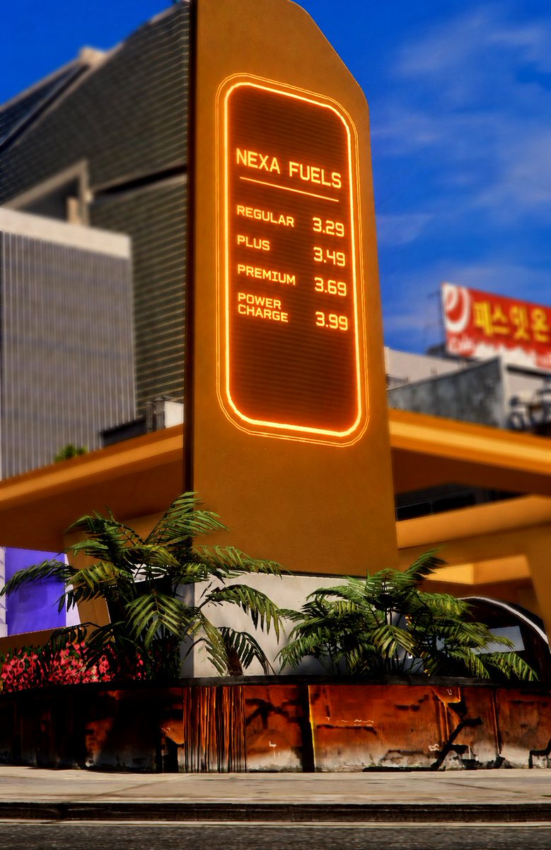 moonlithillsrp's tweet photo. Cyber Gas Stations (ONLY in Moonlit Hills) #FiveM #Cyberpunk #Cyberpunk2077 #GTAMP #GTA5 #Future #CyberMP #CyberpunkMP #GTA5MODS https://t.co/FhldhfMM8S