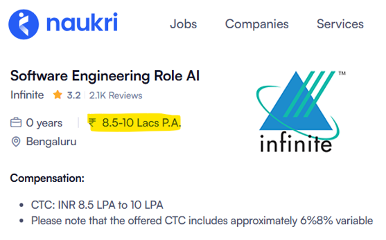 🚀 Infinite Computer Solutions #HiringFreshers 💼 Software Engineer – AI ...