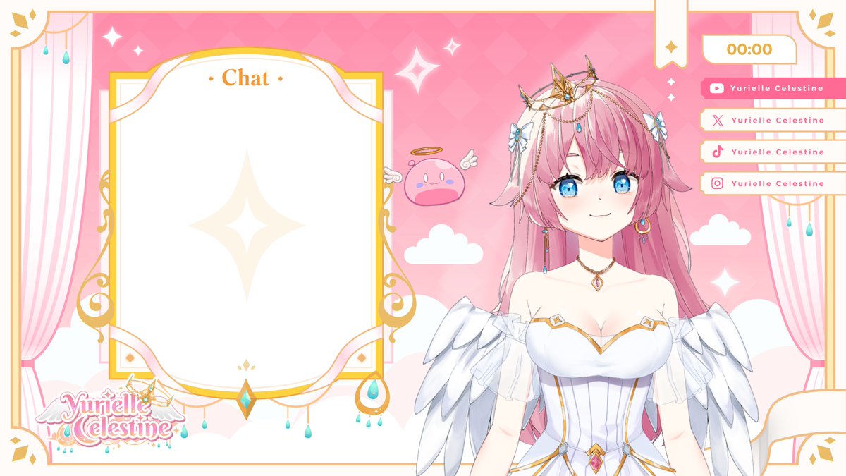 stefanushendy98's tweet photo. I've made Vtuber Stream Overlay for @YurielleC on 2025 โจ๐ with multiple version (Just Chat & Gaming Screen) โจ
Thank you for the comms! #SeHaComms https://t.co/HchMFqHi29