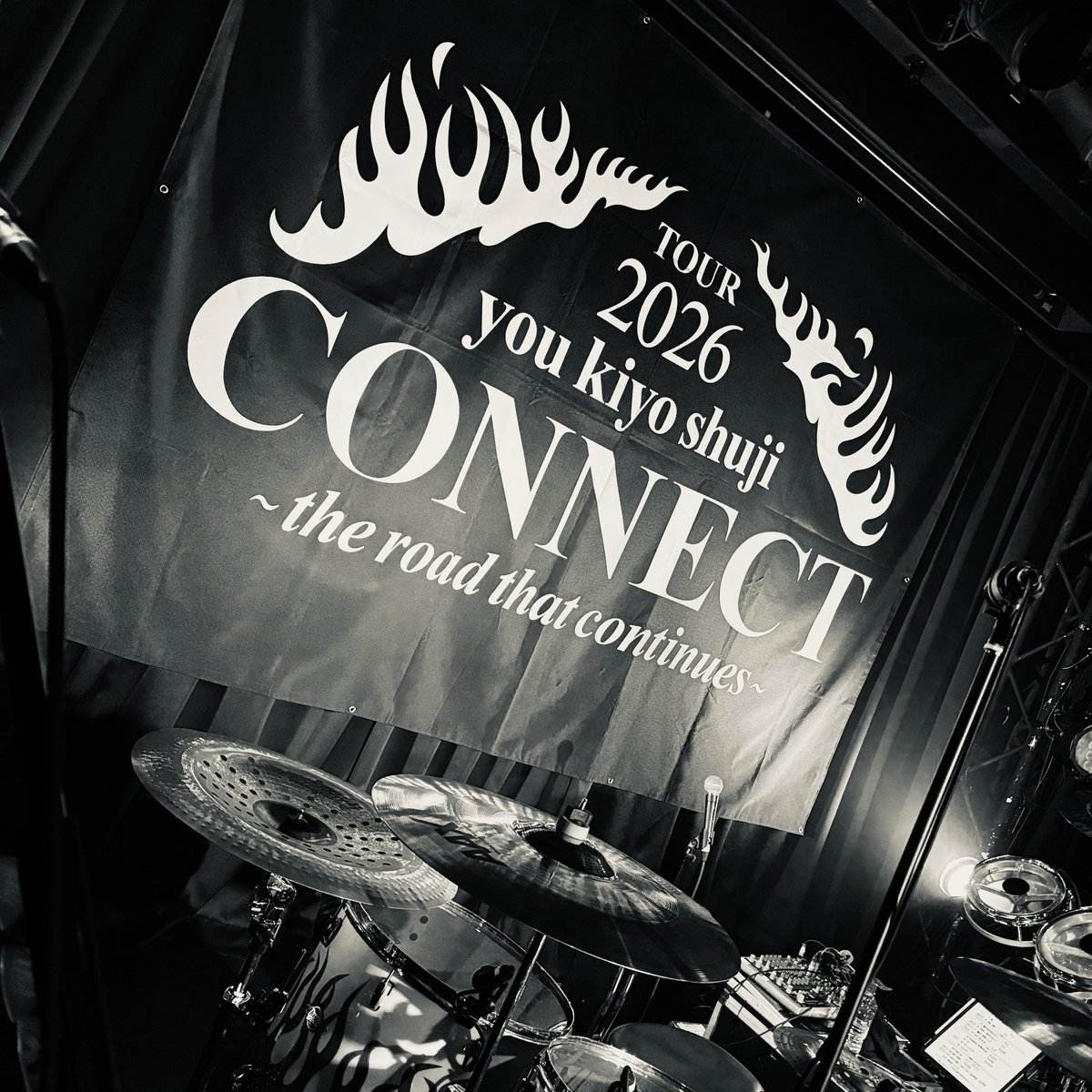 jun_0110's tweet photo. you kiyo shuji 
TOUR 2026 CONNECT🤝
〜the road that continues〜
day10 高松DIME

高松！素敵な時間でした☺︎
一曲一曲にドラマがありますね。
９日間で8公演！！
疲労感と共に旅が終わってしまう寂しさもありますね
充実した日々です
押忍！！ https://t.co/QuaMAlaMAG