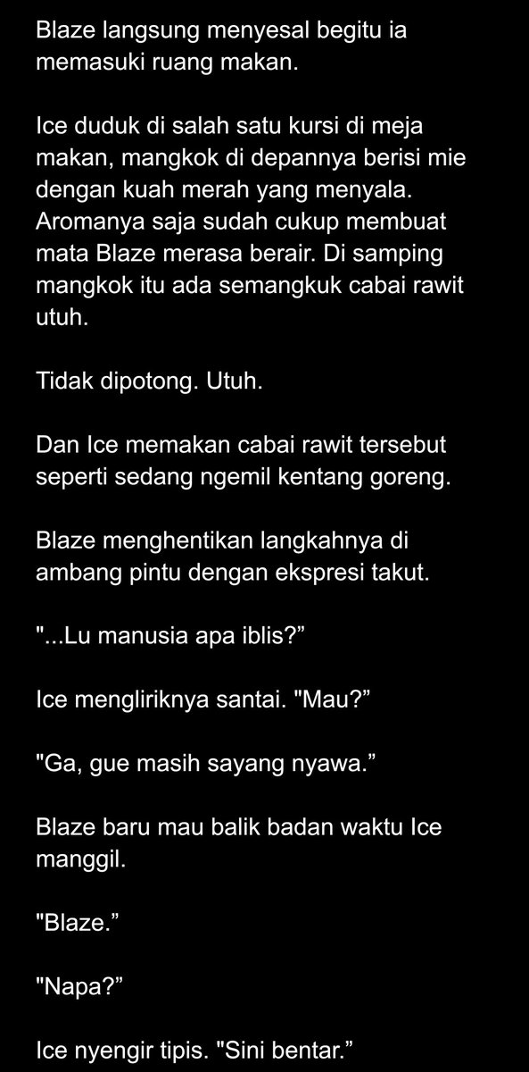 pineapole's tweet photo. Blice / Aislaze
repost! 

Blaze kepedesan gara-gara dicium Ais yang hbs makan cabe https://t.co/ZeVbLjzvo2