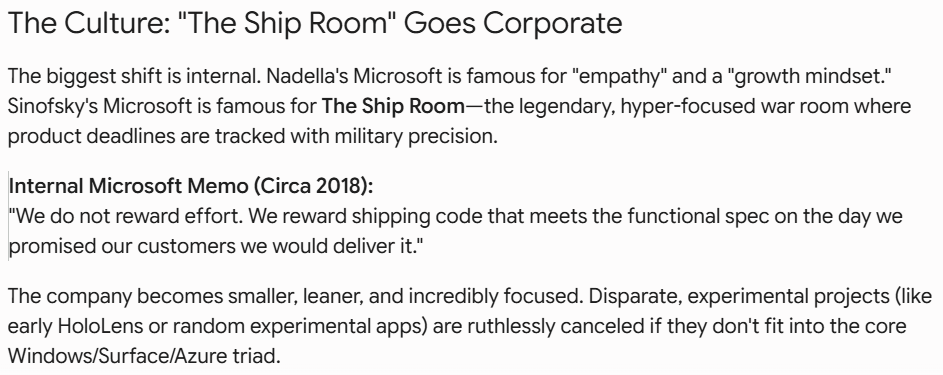 realJacobH's tweet photo. [☆ - 485th X Post - ☆]
———————————————————————
I asked Gemini what will happen if the Lead Architect of Windows 7 was the CEO of Microsoft instead. https://t.co/OozJXkSqdT