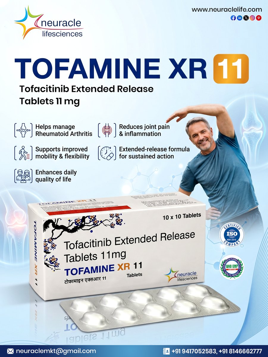 neuracle's tweet photo. Neuracle Lifesciences is a Neuropsychiatry Marketing Division in India with ISO-GMP certification that offers high-quality pharma products.

https://t.co/IGw0fakCY4
+91 9417052583, +91 8146662777
neuraclemkt@gmail.com

#BrainHealth #MentalHealth #India #bestpharma #products https://t.co/BE3Jx1DauR