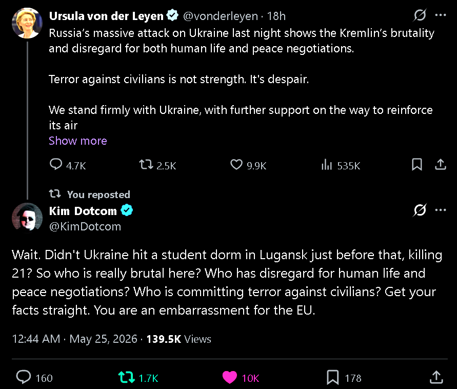 Kim Dotcom tweet media