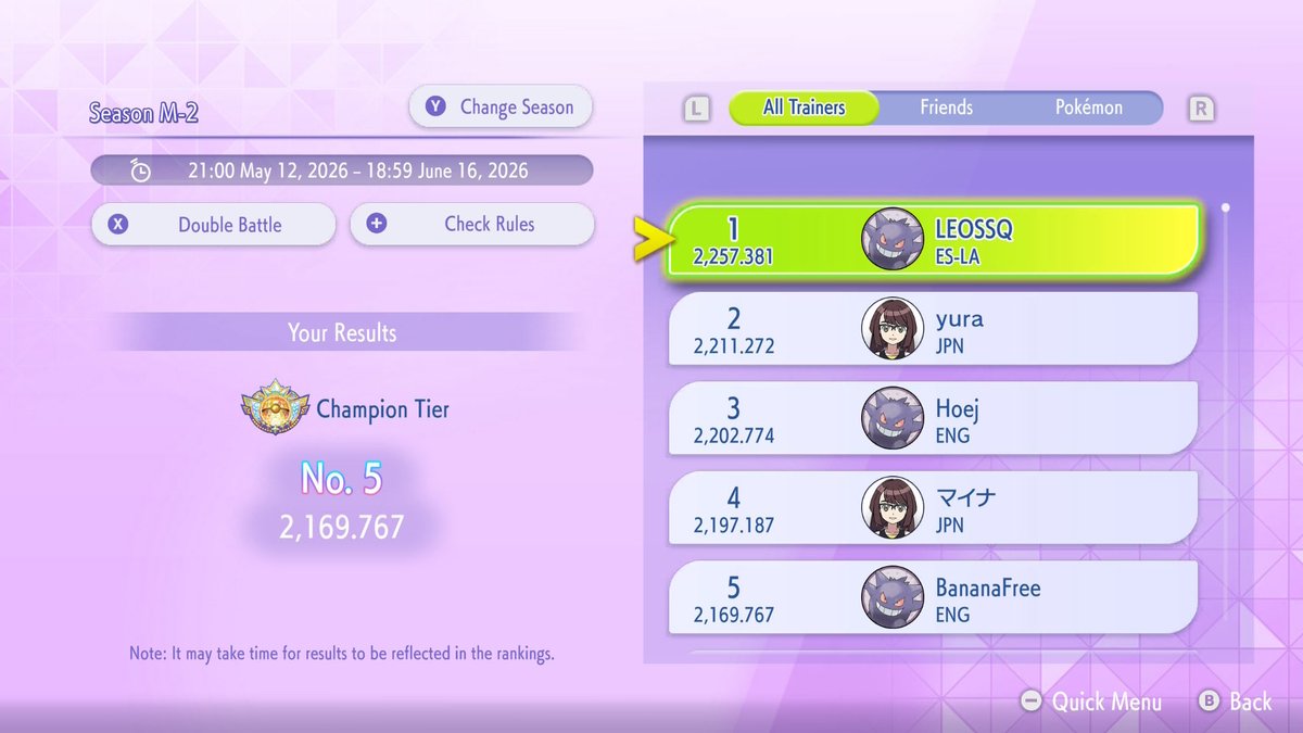 Betchman22's tweet photo. Highest I have reached with Glaceon so far. Really want to pilot it to #1 on the ladder and getting closer. https://t.co/KVa4sDl9Ne
