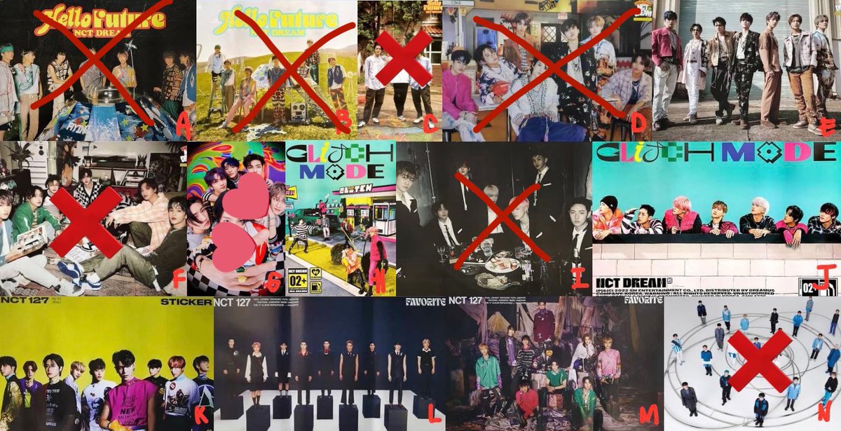 neyocart's tweet photo. [ NOT AVAIL ]

❌ reload
❌ we boom
❌ hello future future ver.
❌ resonance pt 2 kihno kit
❌ universe haechan jc
❌ the first
❌ hot sauce haechan jc
❌ glitch mode haechan jc
❌ resonance photobook
❌ d’icon 101 https://t.co/BEeb4uVP4C
