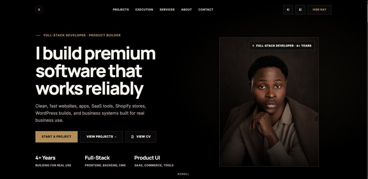 Ray 👨🏽💻 website & app developer tweet media
