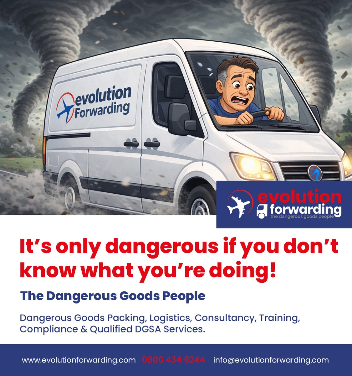 Evolution Forwarding - The Dangerous Goods People tweet media