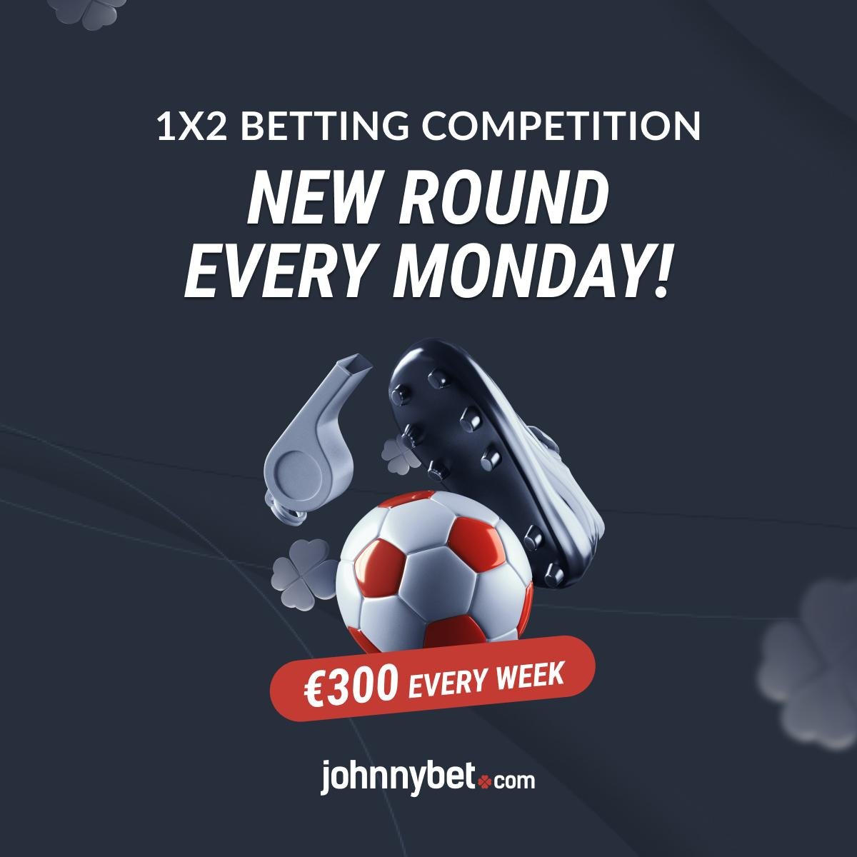 bettingkingz9's tweet photo. Guys, I have an interesting option for those who think they know football 😁 Time to prove it!
Join JohnnyBet’s FREE 1X2 Competition, predict match outcomes, and battle for the top spot against other football fans 🔥

🏆 Win up to €70 every week
🎁 Plus a €5 Coupon of the Day for the best score each day

No deposits. No bets. Just football knowledge 👉 https://t.co/gUIuhyUPlw