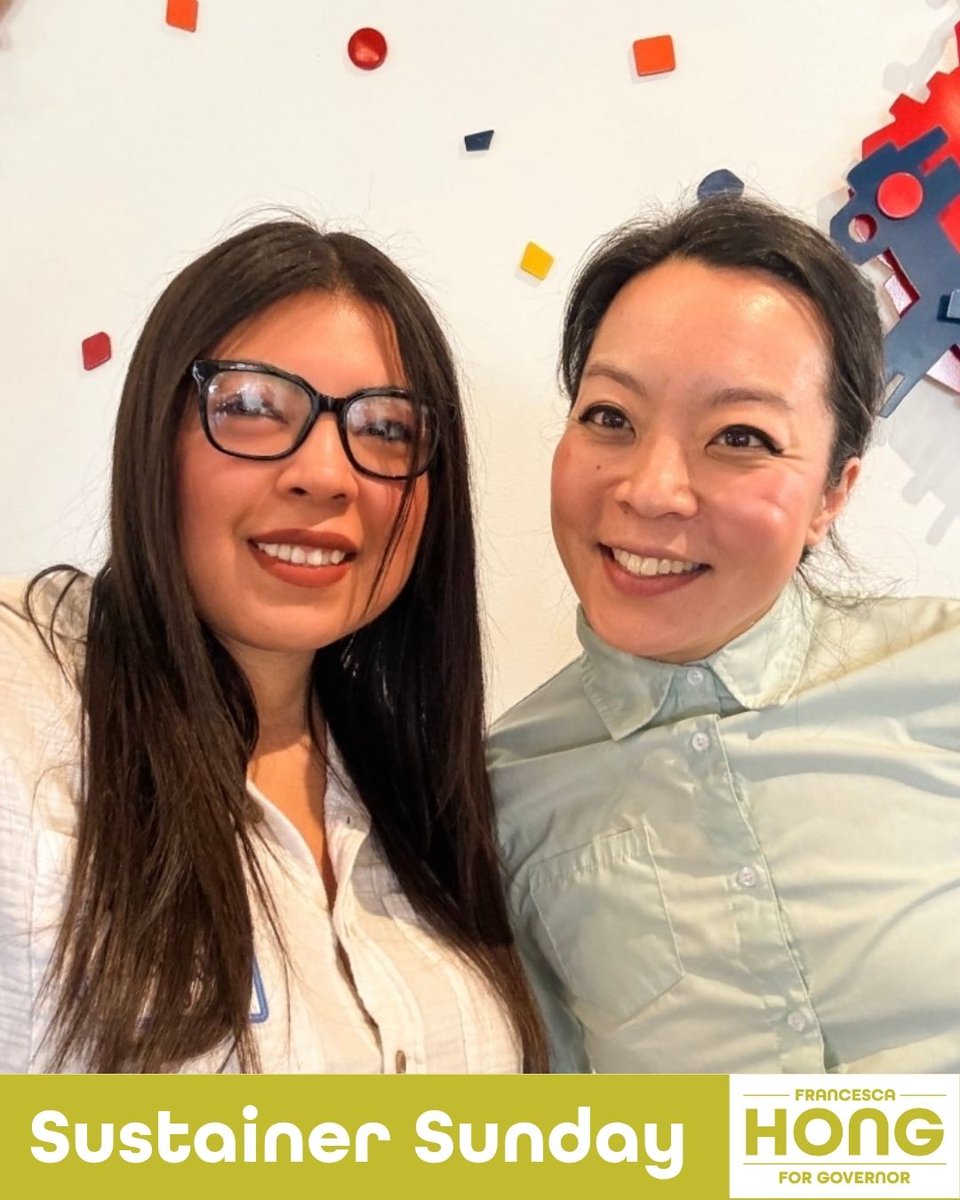 Francesca Hong For Governor tweet media