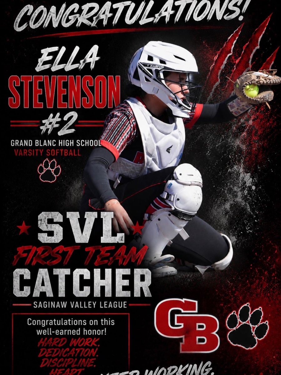 stevenson02ella's tweet photo. Im so excited and proud of my team to come home with an SVL win!! Im also very honored to receive 1st team catcher!! 
@TiffinUSoftball @CoachTaylorW @coachjen_gvsu @GVSUSoftball @HCSBCHARGERS @FSU_SB @CollegeBDJocks @WayneStateSB @UFOilerSoftball @CMUSoftball @Kyle_coachK https://t.co/4jonw7cQPb