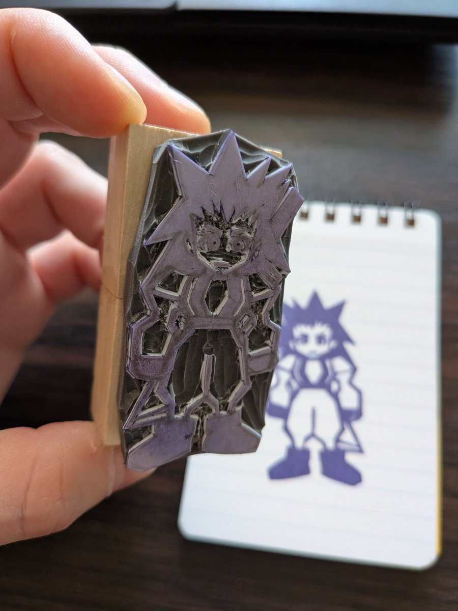 feboee's tweet photo. Zack (FF7) stamp I made for a friend https://t.co/IG0R9BvvWU