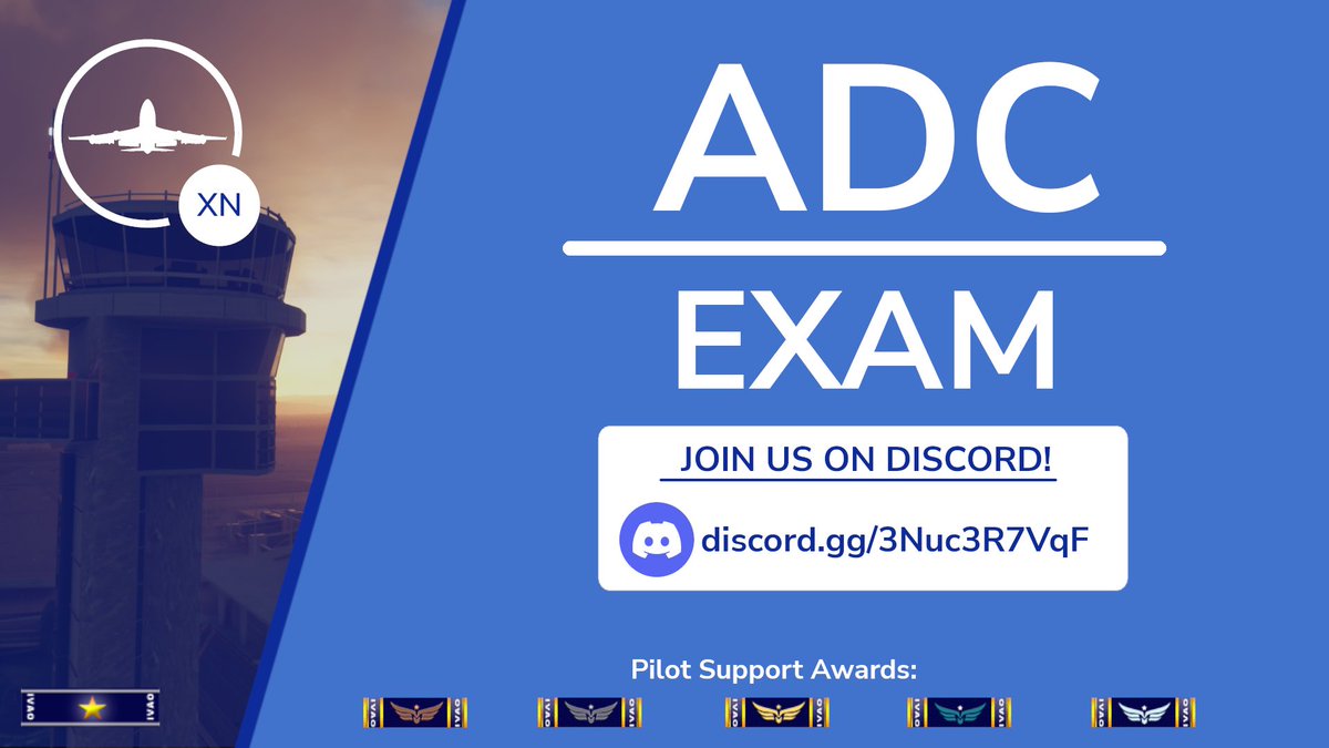 IVAOXN's tweet photo. ADC Exam | EFHK | 27 MAY at 15 UTC

Hello everyone!

Tomi feels ready for his ADC exam. Come with your wing and bring a lot of traffic to Helsinki Vantaa!

Pilot request
IFR In / Out / Local
VFR In / Out / Local
Emergency (coordinated with the examiner) https://t.co/KvS2liU45X