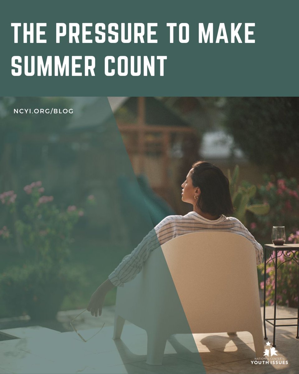 NCYI's tweet photo. The pressure to make summer count is real.

After a busy school year, maybe meaningful moments look less like perfection and more like slowing down, reconnecting, and finally having room to breathe again.

https://t.co/eGw3xnaGjV

#schoolcounselor #educators https://t.co/K6UP7WwGPb