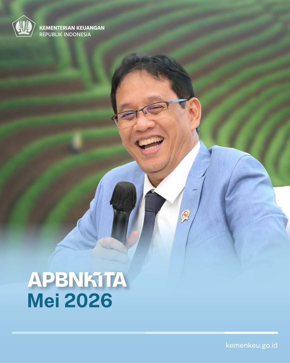 woengrantoe's tweet photo. Meski tekanan eksternal masih menjadi tantangan, Indonesia tetap optimis untuk tumbuh.
Sampai dengan akhir kuartal pertama tahun 2026, kinerja ekonomi masih tetap solid. Indikator perekonomian terjaga baik. https://t.co/gNufsp5Lrx