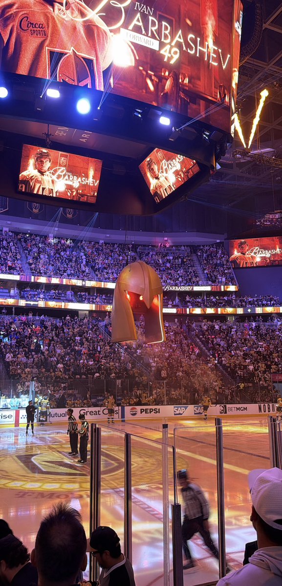 Simply_Sim1's tweet photo. Let’s go Vegas Golden Knights! We’re getting smoked right now though 😵🏒 #VGK https://t.co/AKPj4SOerd