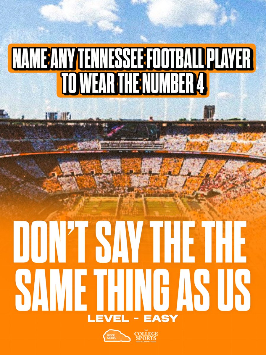 TheRockMediaCo's tweet photo. Did you win?🤔

Don’t say the same thing as us Tennessee edition‼️ https://t.co/j24gKiUhlX