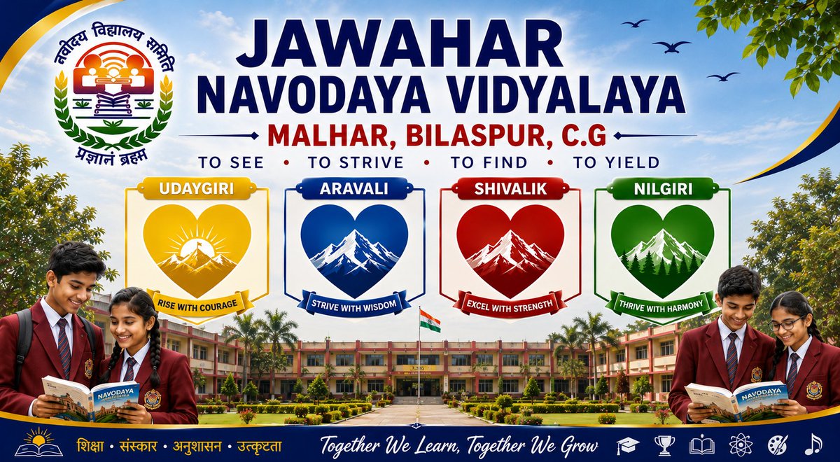 JnvMalhar's tweet photo. “अनुशासन, शिक्षा और संस्कार का संगम है नवोदय विद्यालय,
जहाँ हर विद्यार्थी के सपनों को मिलती है नई उड़ान।” https://t.co/co7C5q4T7Q