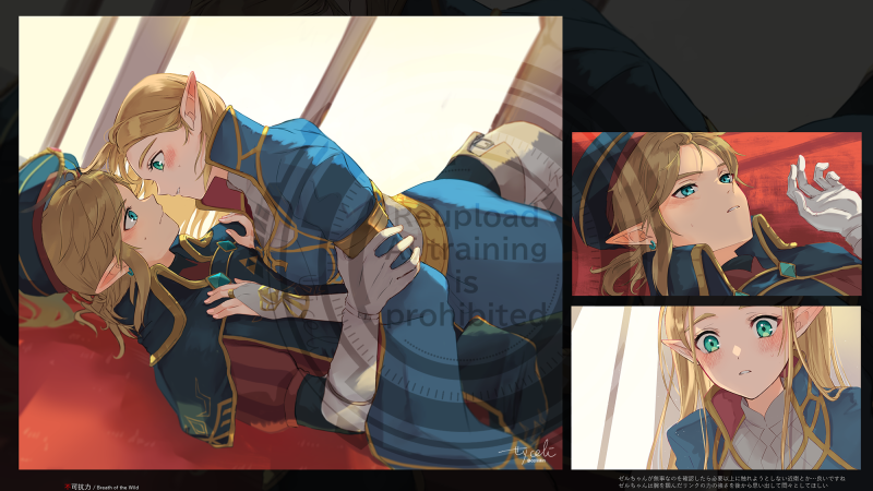 celililin's tweet photo. 2024年発行『Reunion』から2ページだけそのままWeb再録しました
#リンゼル #zelink
https://t.co/9eBdUGeiIi https://t.co/RDwlfEDP8H