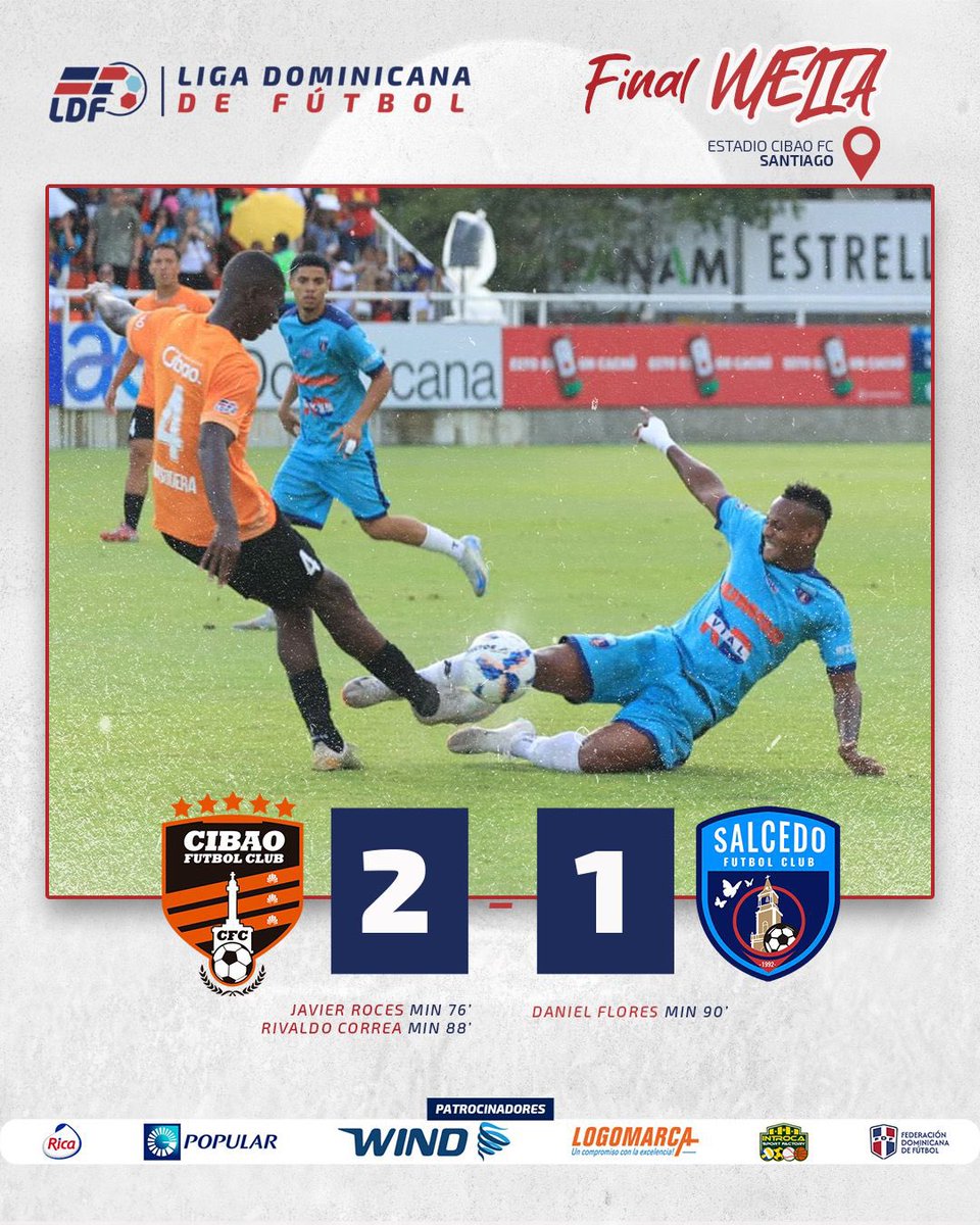 LDFcomdo's tweet photo. Salcedo FC vence en la final y se proclama campeón de la LDF. 🏆

#Ldf #Ldf2026 https://t.co/wDTjVuiKY9