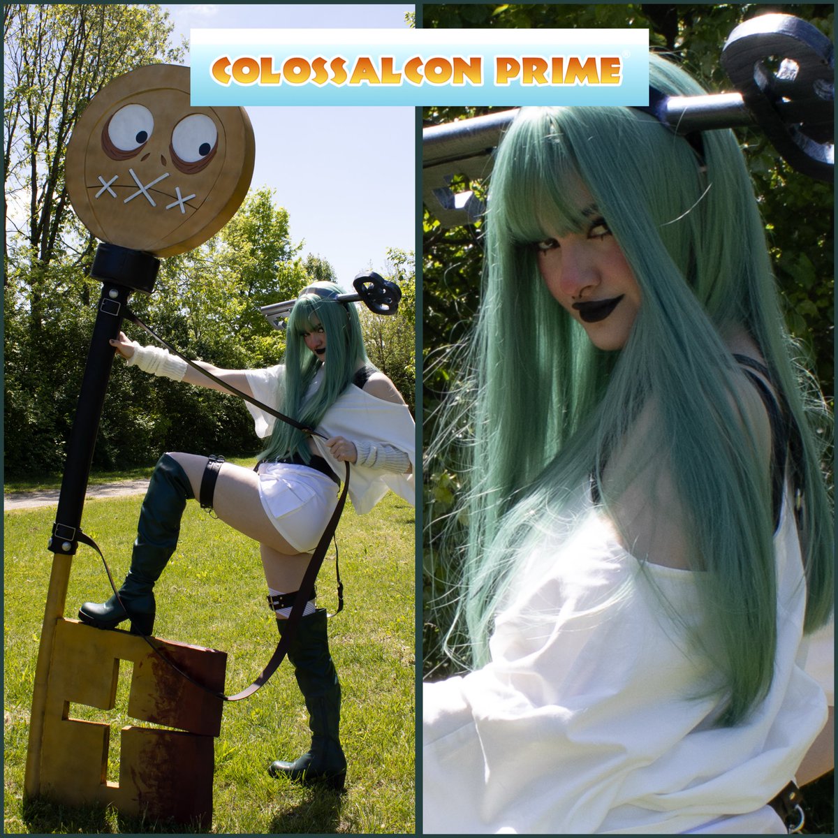 babybatscos's tweet photo. hey!! i’ll be attending Colossalcon Prime 2026 🏖️in Sandusky on May 24th. 🥰 come say hi to me as A.B.A! 🔑 I will also be offering 30% off my spicy website from now til the 29th of May. link in my bio! 🌶️🔗 #guiltygearstrive #collosalcon  #0Fmodels #0nlyfanscreator #cosplay #0f https://t.co/OeQqSdBJHP