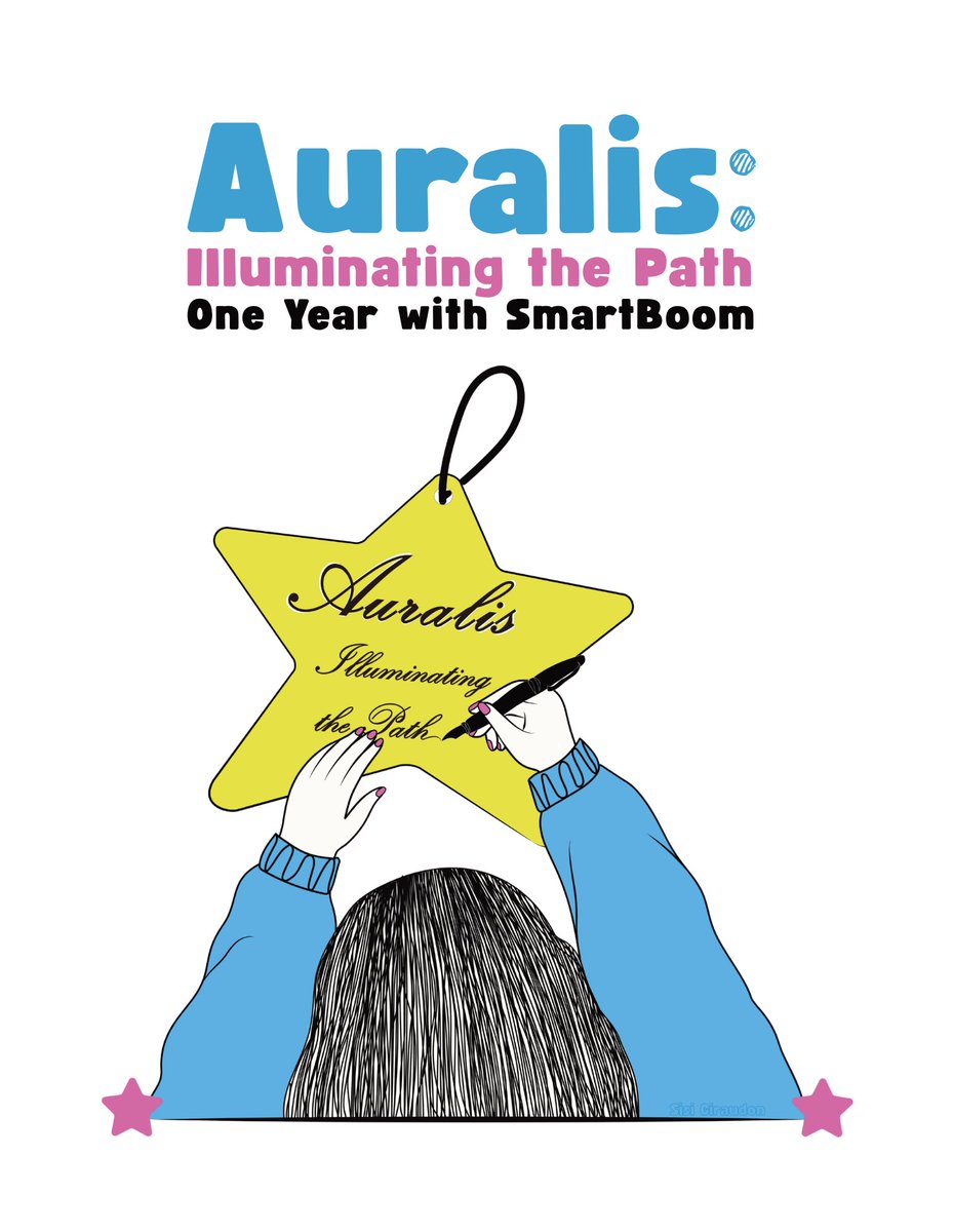 smartboom_fc's tweet photo. 📘🌌Happy 1 Year Auralis 🌌📘

We are so excited to finally share the anniversary book we’ve been working on for many months. A heartfelt gift created for Smart + Boom + Auralis. 💫

Thanks to the contributions from so many Auralis around the world, this special book became possible. It's 95 pages of love! 🥰It will be professionally printed, bound, and sent to Smart and Boom as a celebration of one unforgettable year.

🩷💙🖤
Thank you for helping us create something filled with love, memories, and the light of Auralis.

📌Cover Art by Artist : Sisi Giraudon @SisiGiraudon 

Download a draft here (file is too big for preview):
https://t.co/EjL27ww7Ow
File Size: 112M

📌Please let us know if you see any errors in the book content by sending us a DM. We will be able to fix the error before the final printing. 

🔑 Auralis 1 Year Anniversary
#Auralis1stOrbit
#SmartBoom

˗  ˗ ˗ ˗ˏˋ ⋆˙⟡♡⟡⋆˙ ˎˊ˗ ˗ ˗  ˗
#SmartBoom #สมาร์ทบูม #Auralis