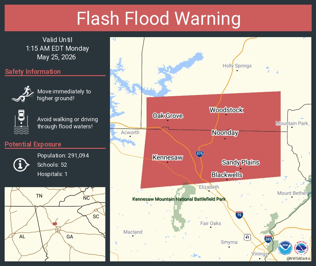NWS Atlanta tweet media